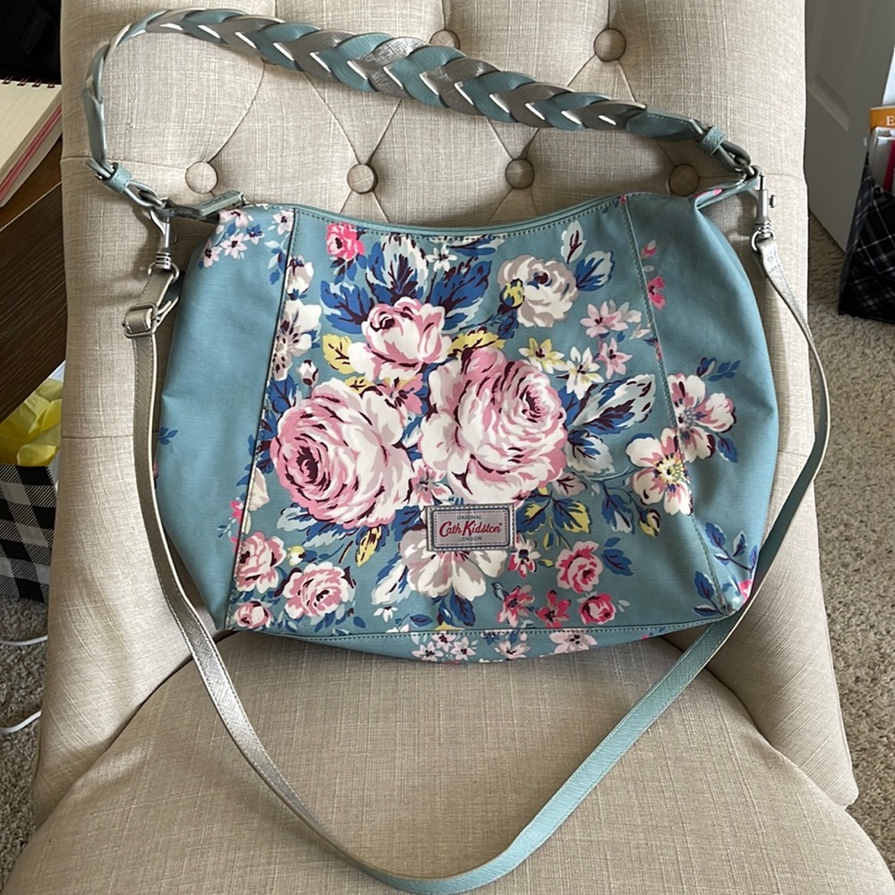 Cath Kidston bag with removable cross body strap.